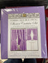 Fabric Double Swag Ruffled Shower Curtain Set